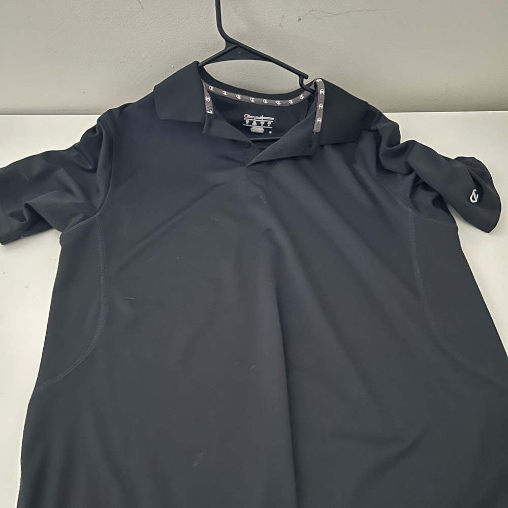 Champion Black Polo Shirt